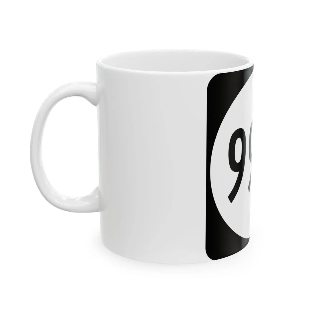 PR tertiary 9914 (Puerto Rico) (Road Sign) White Coffee Mug - Go Mug Yourself