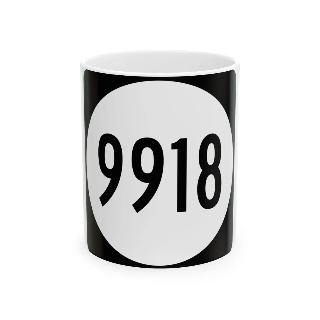 PR tertiary 9918 (Puerto Rico) (Road Sign) White Coffee Mug 11oz - Go Mug Yourself