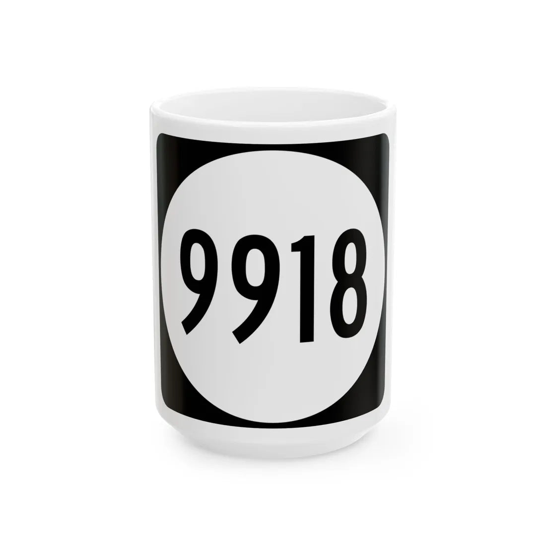 PR tertiary 9918 (Puerto Rico) (Road Sign) White Coffee Mug 15oz - Go Mug Yourself