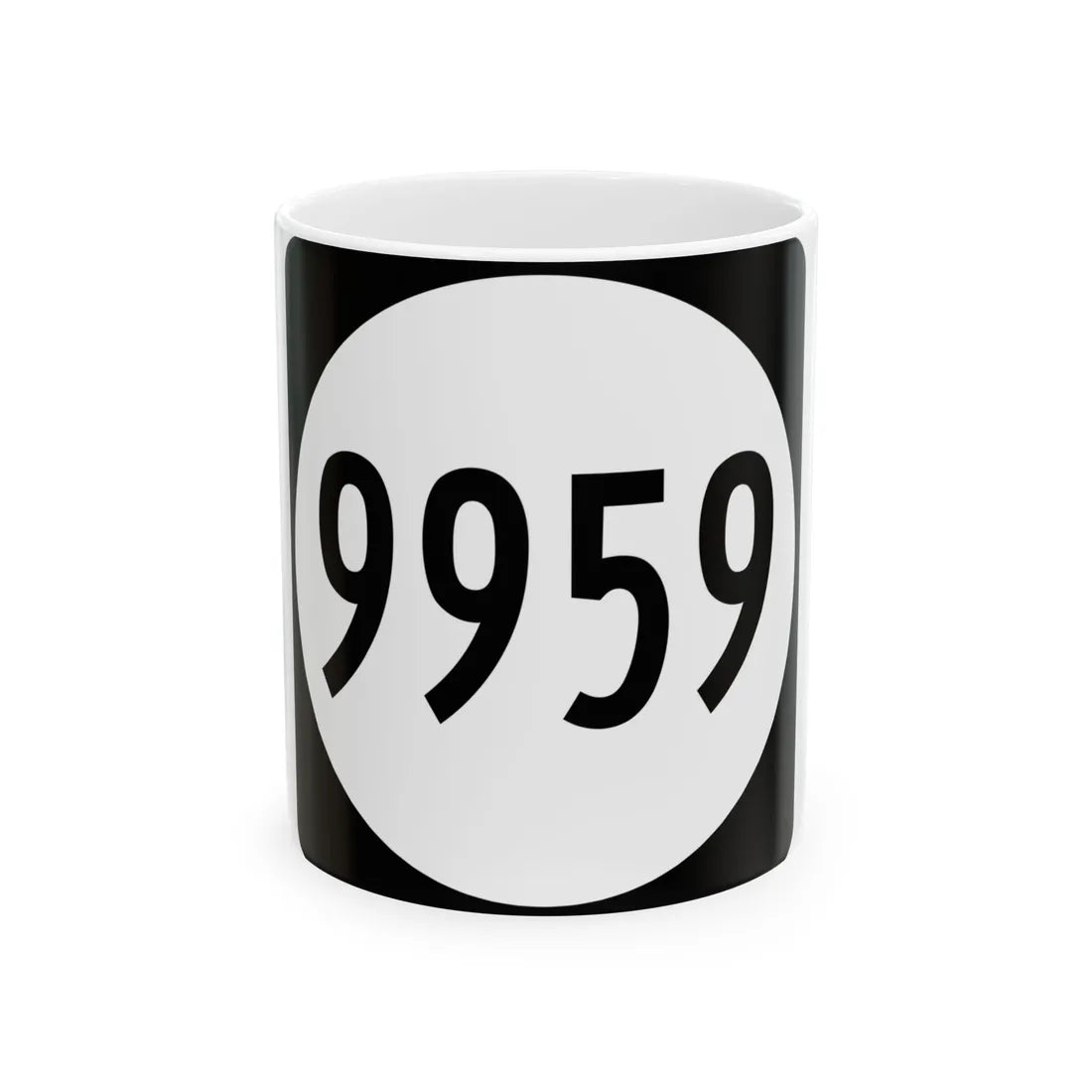 PR tertiary 9959 (Puerto Rico) (Road Sign) White Coffee Mug 11oz - Go Mug Yourself
