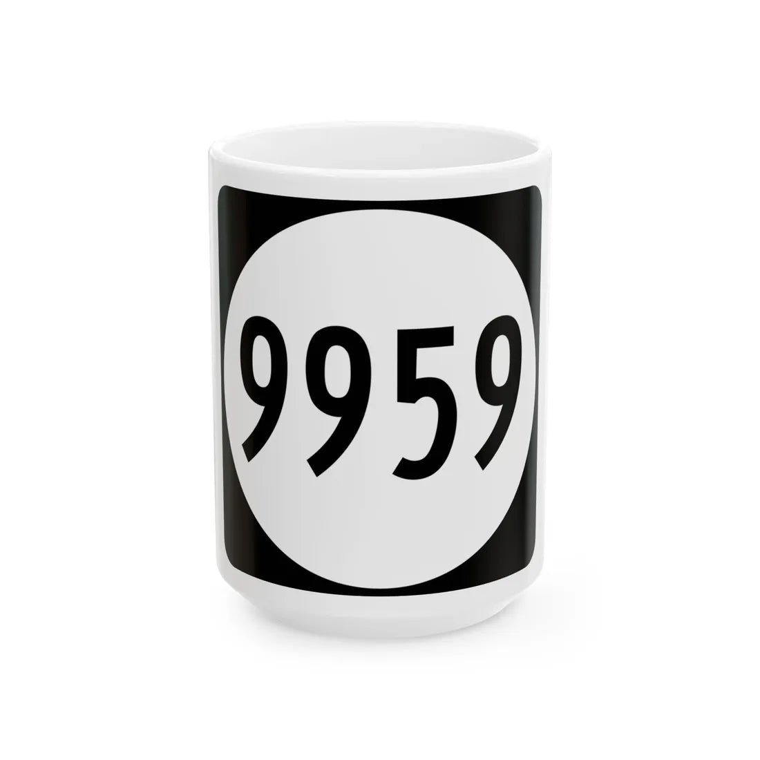PR tertiary 9959 (Puerto Rico) (Road Sign) White Coffee Mug 15oz - Go Mug Yourself
