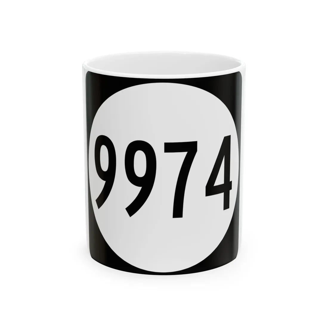 PR tertiary 9974 (Puerto Rico) (Road Sign) White Coffee Mug 11oz - Go Mug Yourself