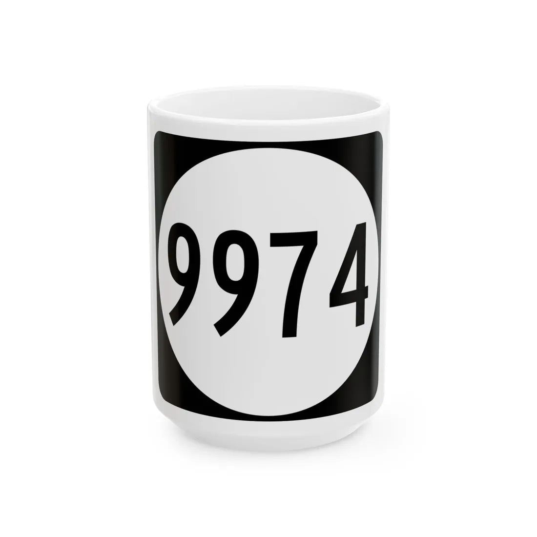 PR tertiary 9974 (Puerto Rico) (Road Sign) White Coffee Mug 15oz - Go Mug Yourself