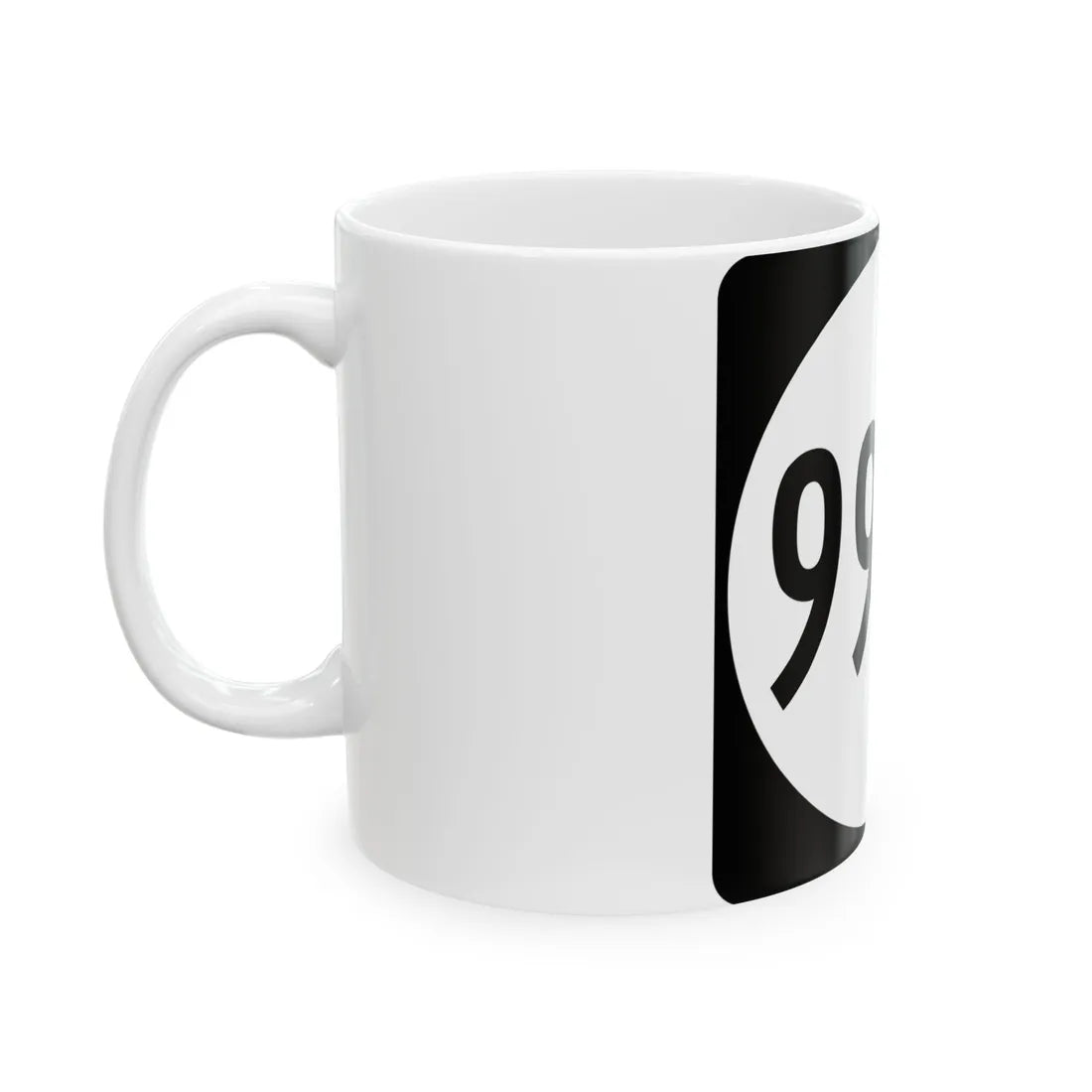 PR tertiary 9974 (Puerto Rico) (Road Sign) White Coffee Mug - Go Mug Yourself