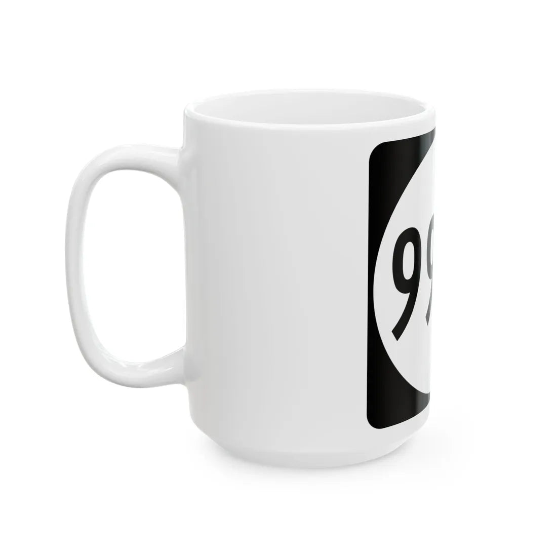 PR tertiary 9974 (Puerto Rico) (Road Sign) White Coffee Mug - Go Mug Yourself