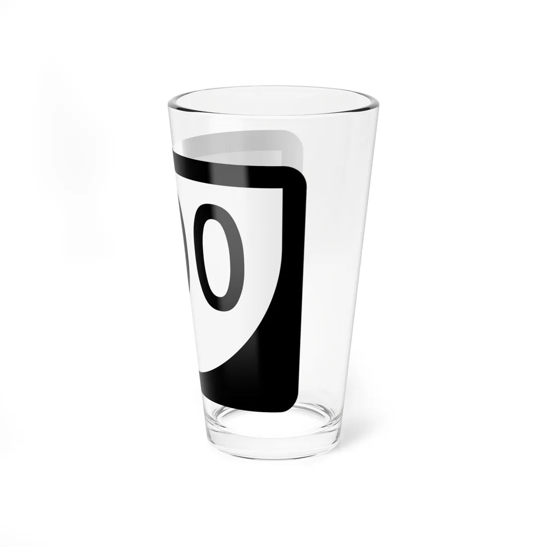 PR urban primary 000 (Puerto Rico) (Road Sign) Pint Glass 16oz - Go Mug Yourself
