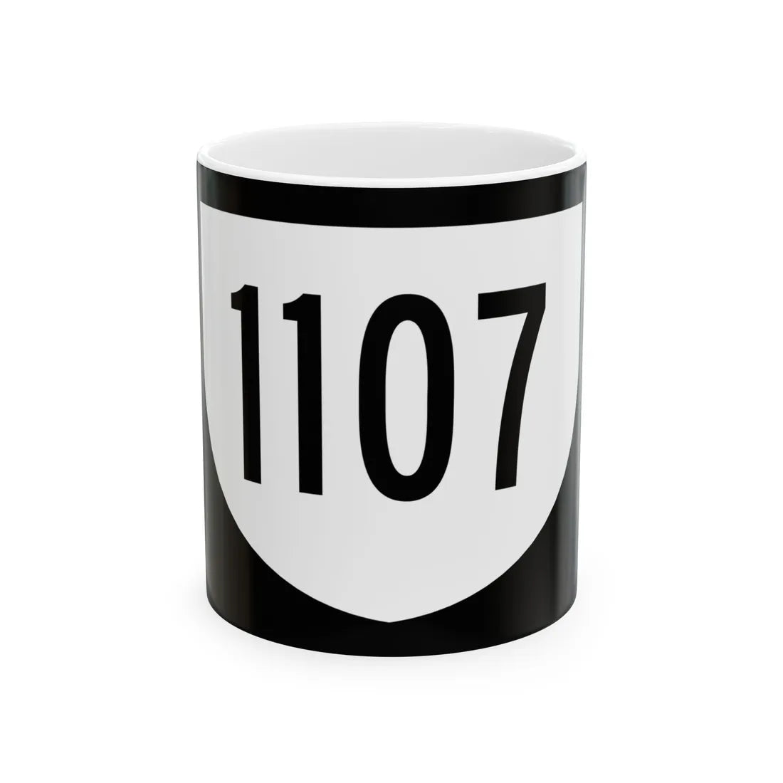 PR urban primary 1107 (Puerto Rico) (Road Sign) White Coffee Mug 11oz - Go Mug Yourself