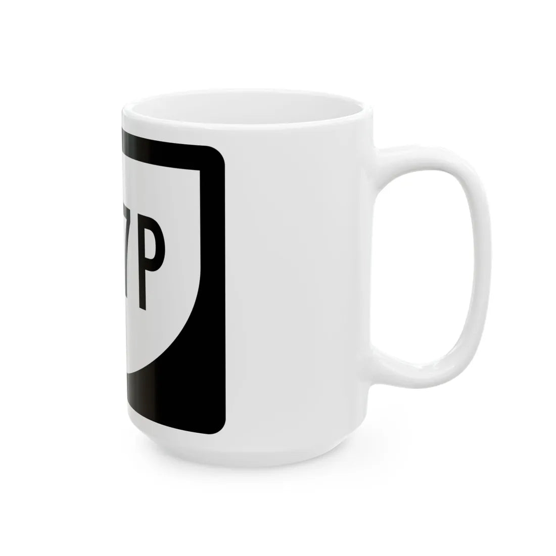 PR urban primary 1107P (Puerto Rico) (Road Sign) White Coffee Mug - Go Mug Yourself
