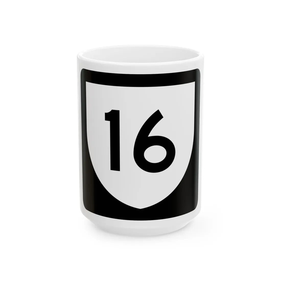 PR urban primary 16 (Puerto Rico) (Road Sign) White Coffee Mug 15oz - Go Mug Yourself