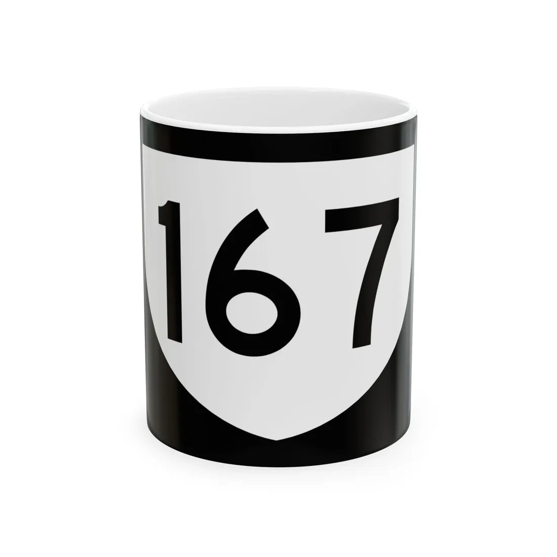 PR urban primary 167 (Puerto Rico) (Road Sign) White Coffee Mug 11oz - Go Mug Yourself
