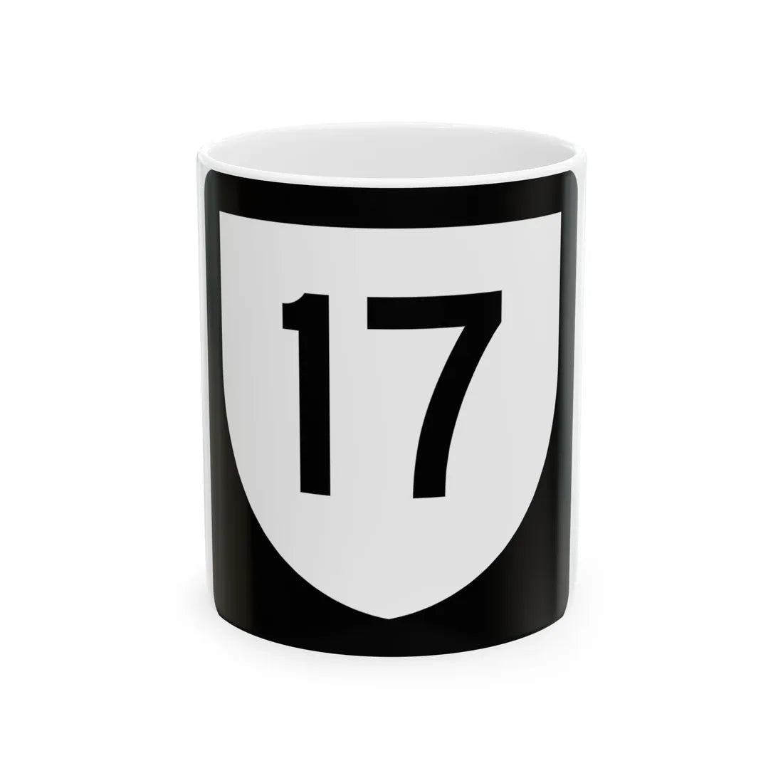 PR urban primary 17 (Puerto Rico) (Road Sign) White Coffee Mug 11oz - Go Mug Yourself