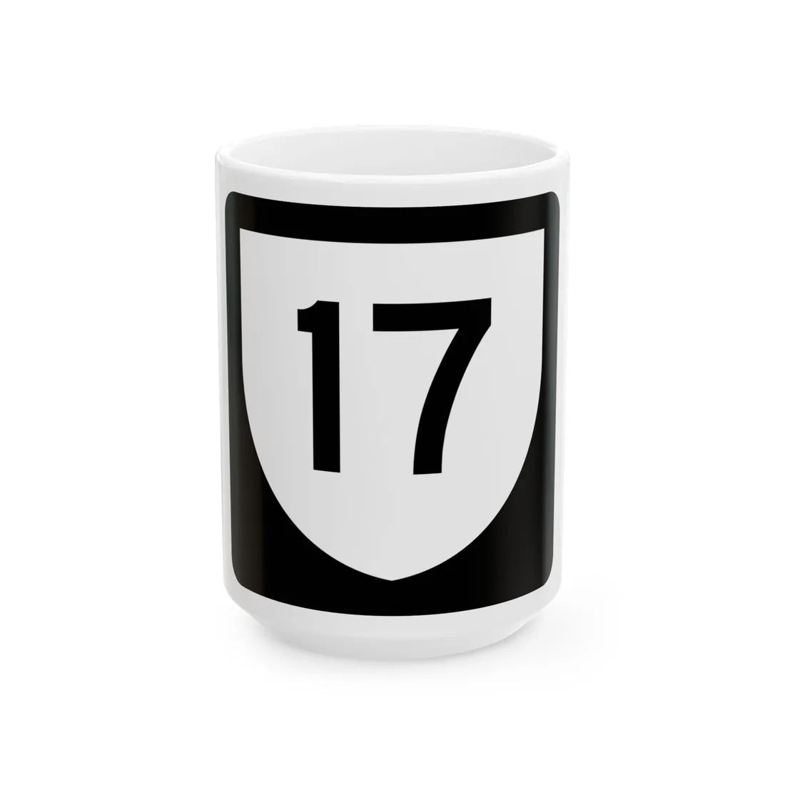 PR urban primary 17 (Puerto Rico) (Road Sign) White Coffee Mug 15oz - Go Mug Yourself
