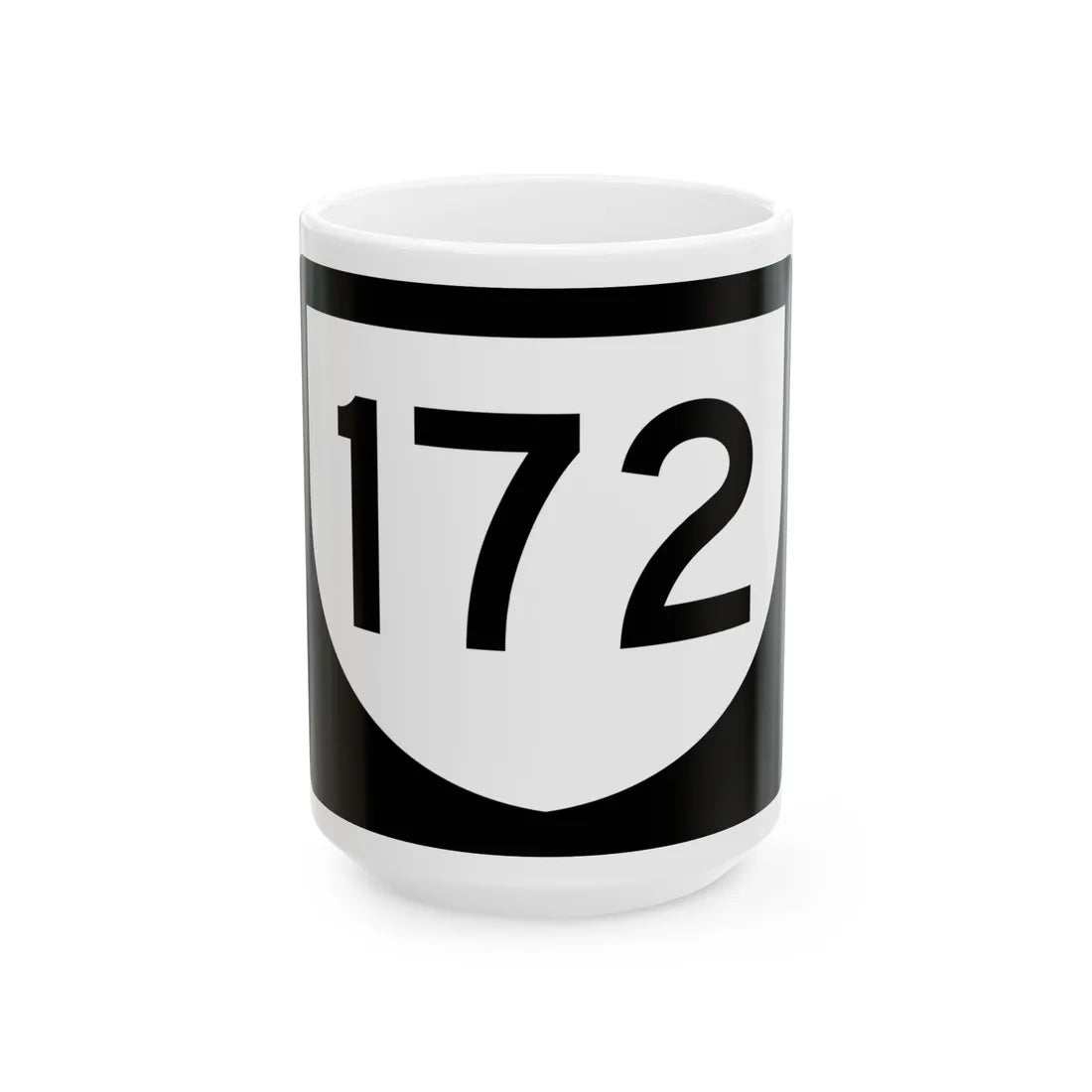 PR urban primary 172 (Puerto Rico) (Road Sign) White Coffee Mug 15oz - Go Mug Yourself