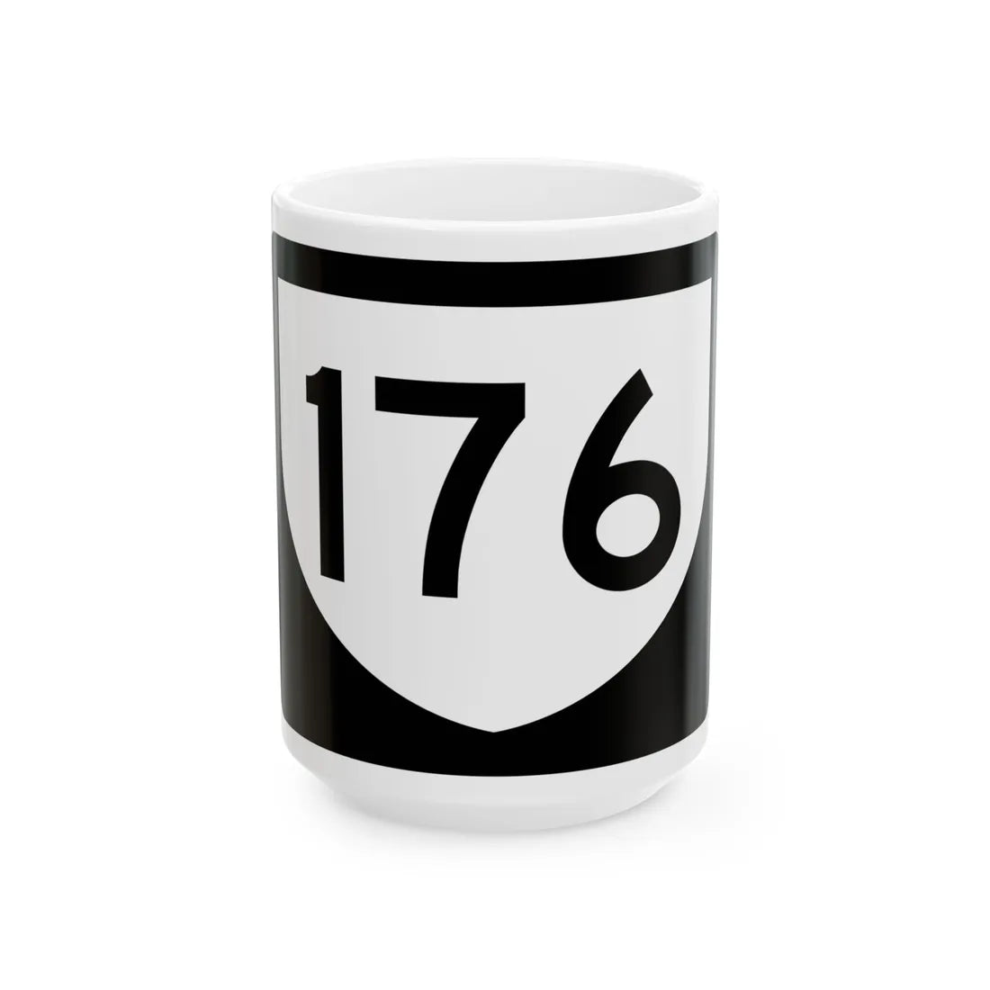 PR urban primary 176 (Puerto Rico) (Road Sign) White Coffee Mug 15oz - Go Mug Yourself