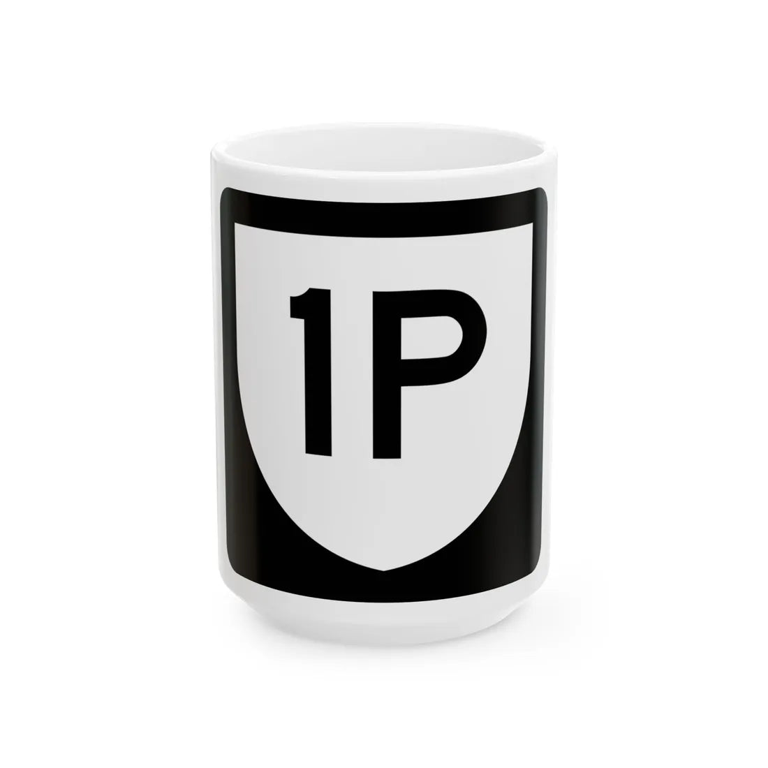 PR urban primary 1P (Puerto Rico) (Road Sign) White Coffee Mug 15oz - Go Mug Yourself