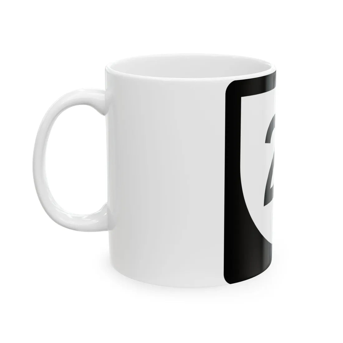 PR urban primary 21 (Puerto Rico) (Road Sign) White Coffee Mug - Go Mug Yourself