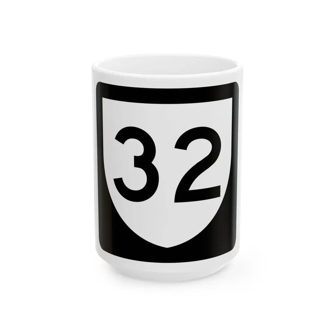 PR urban primary 32 (Puerto Rico) (Road Sign) White Coffee Mug 15oz - Go Mug Yourself
