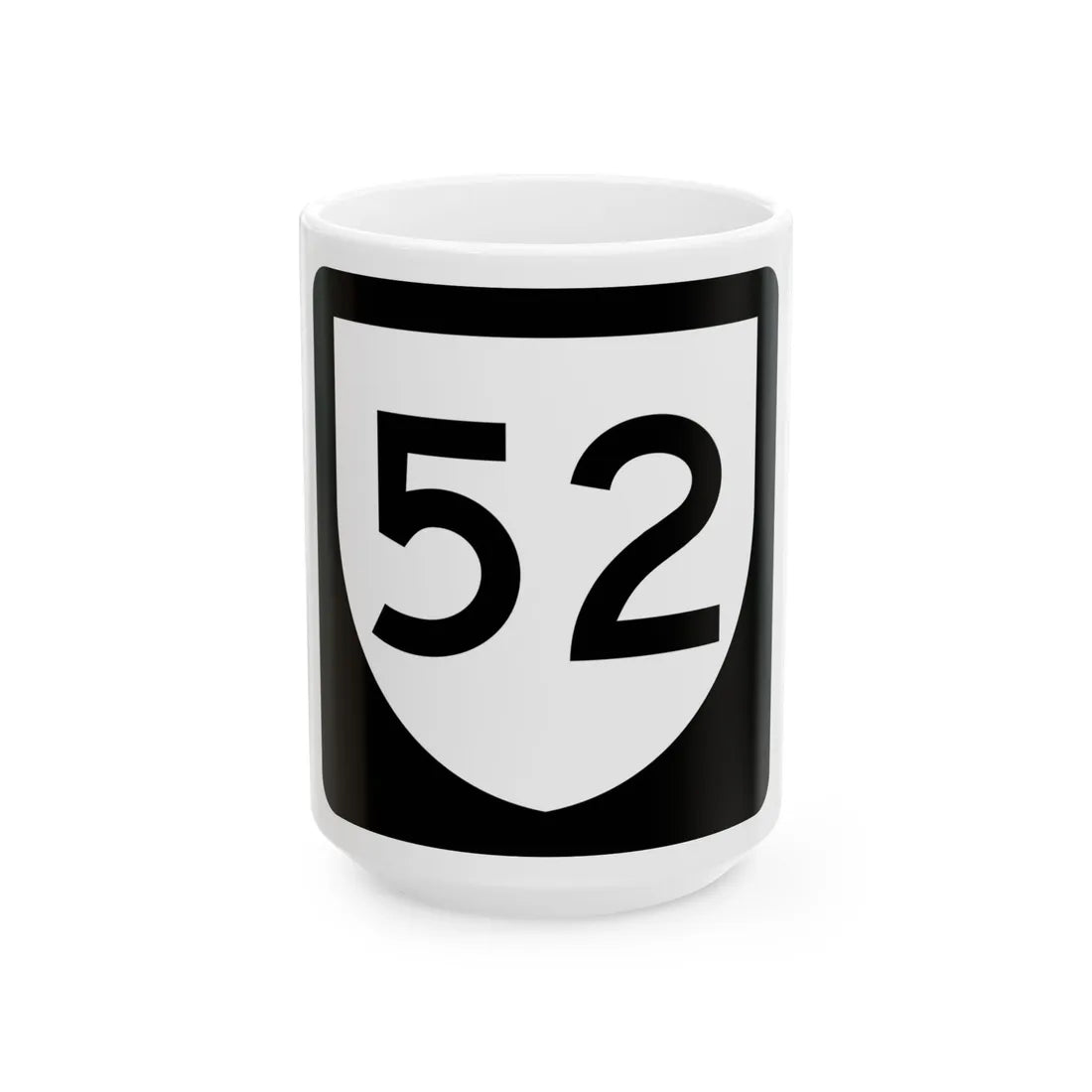 PR urban primary 52 (Puerto Rico) (Road Sign) White Coffee Mug 15oz - Go Mug Yourself