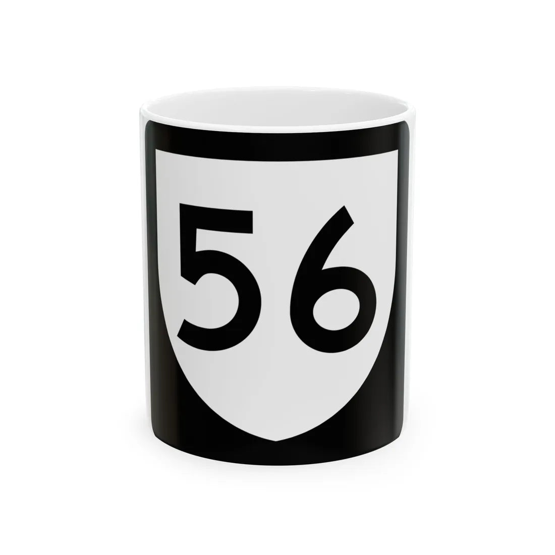 PR urban primary 56 (Puerto Rico) (Road Sign) White Coffee Mug 11oz - Go Mug Yourself