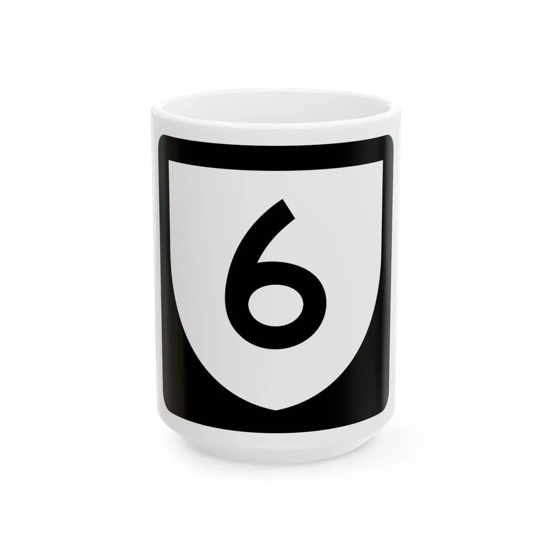 PR urban primary 6 (Puerto Rico) (Road Sign) White Coffee Mug 15oz - Go Mug Yourself