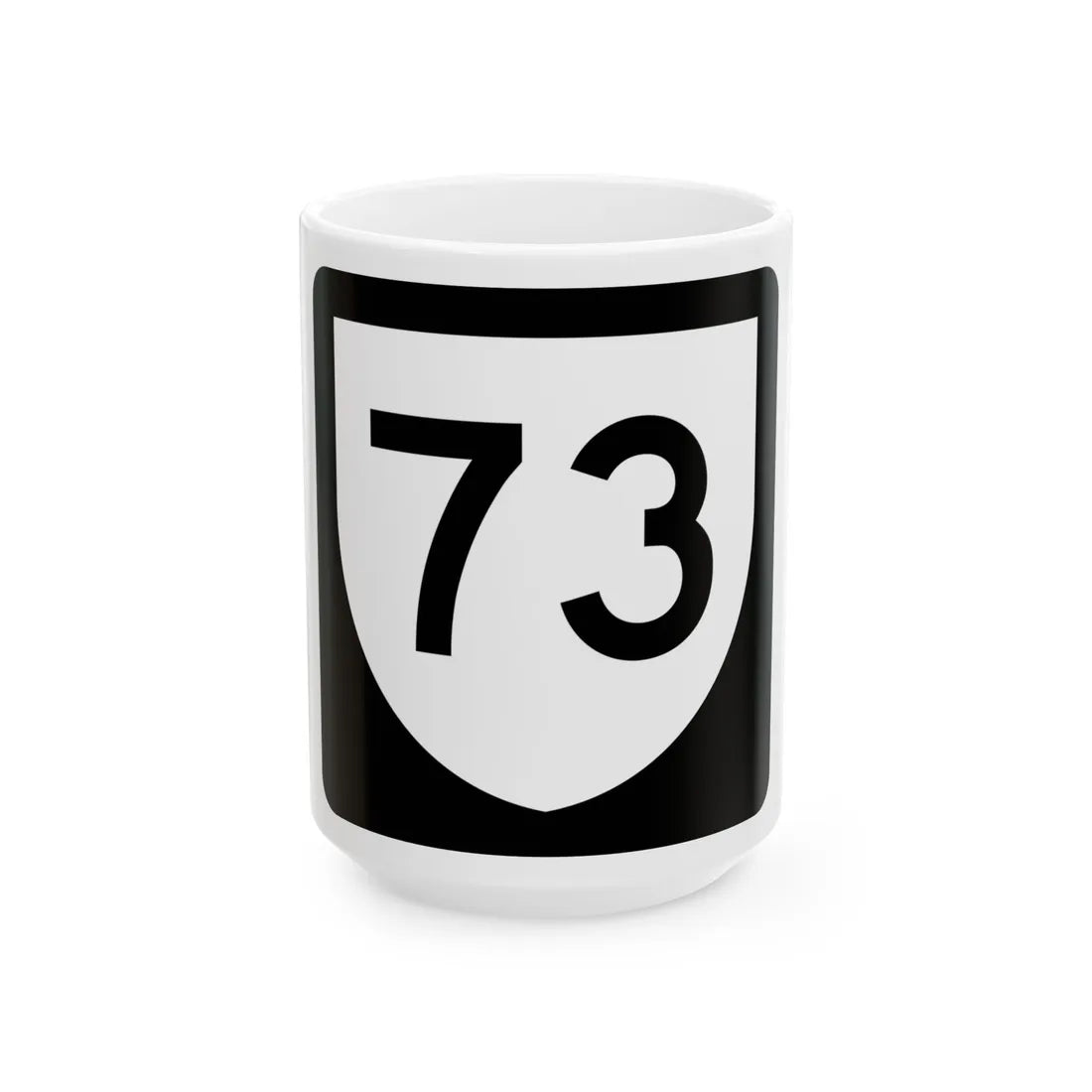 PR urban primary 73 (Puerto Rico) (Road Sign) White Coffee Mug 15oz - Go Mug Yourself