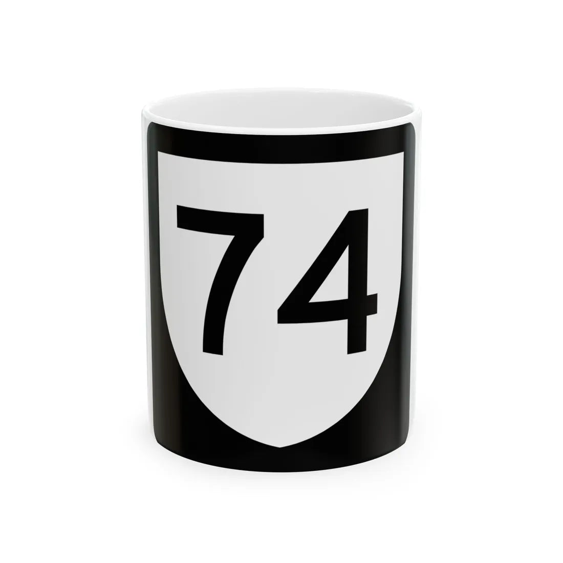 PR urban primary 74 (Puerto Rico) (Road Sign) White Coffee Mug 11oz - Go Mug Yourself