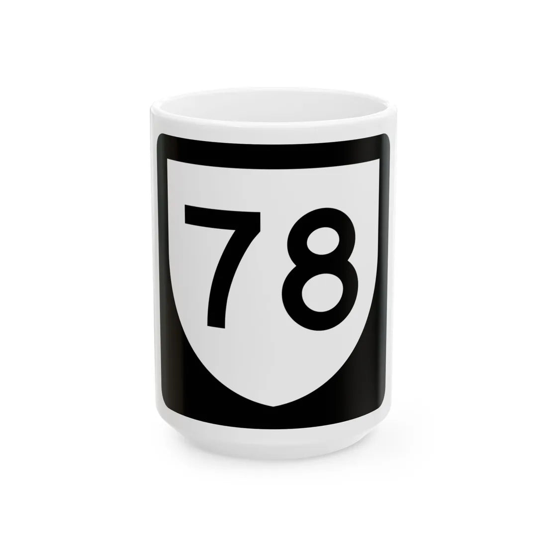 PR urban primary 78 (Puerto Rico) (Road Sign) White Coffee Mug 15oz - Go Mug Yourself