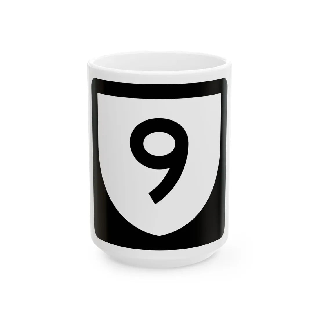 PR urban primary 9 (Puerto Rico) (Road Sign) White Coffee Mug 15oz - Go Mug Yourself