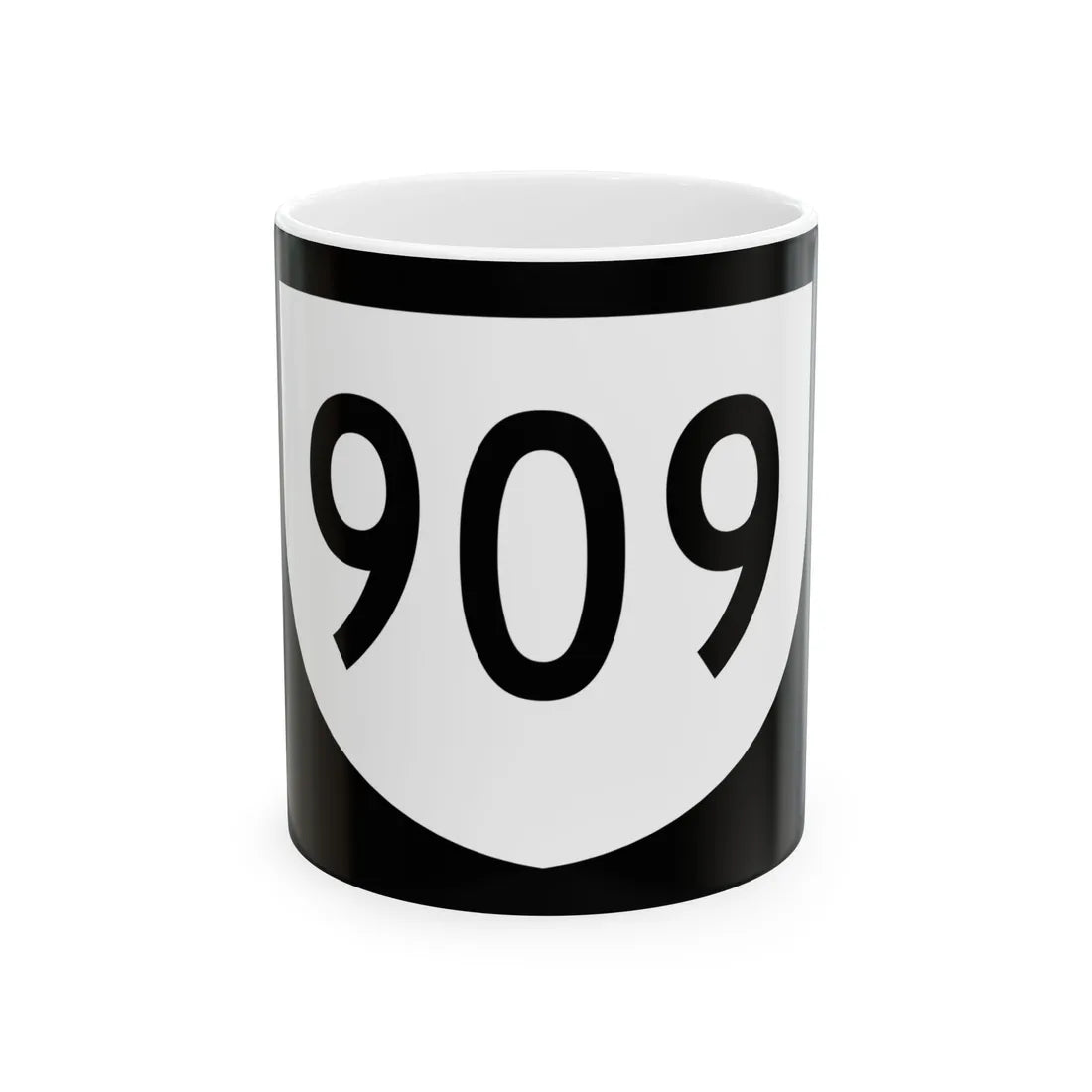 PR urban primary 909 (Puerto Rico) (Road Sign) White Coffee Mug 11oz - Go Mug Yourself