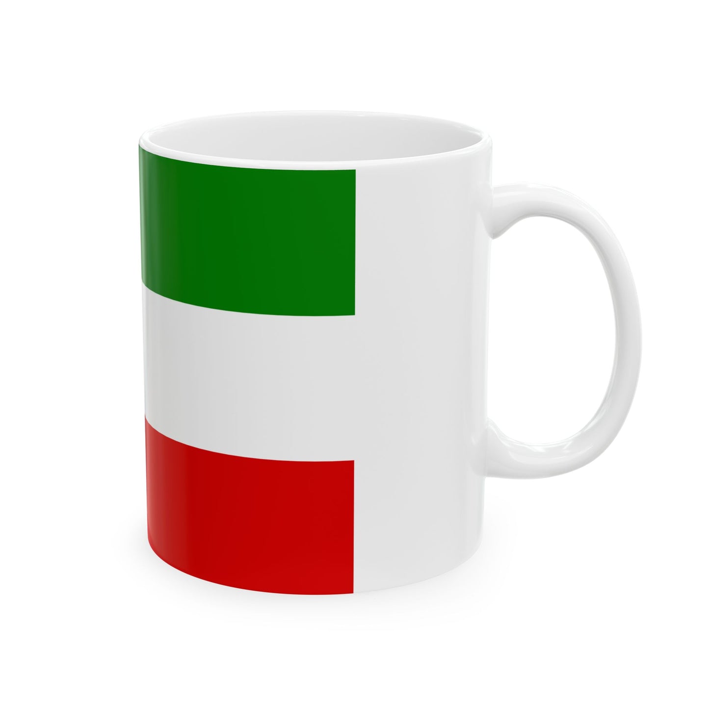Praha-Lochkov flag (Czech Republic) White Coffee Mug-Go Mug Yourself