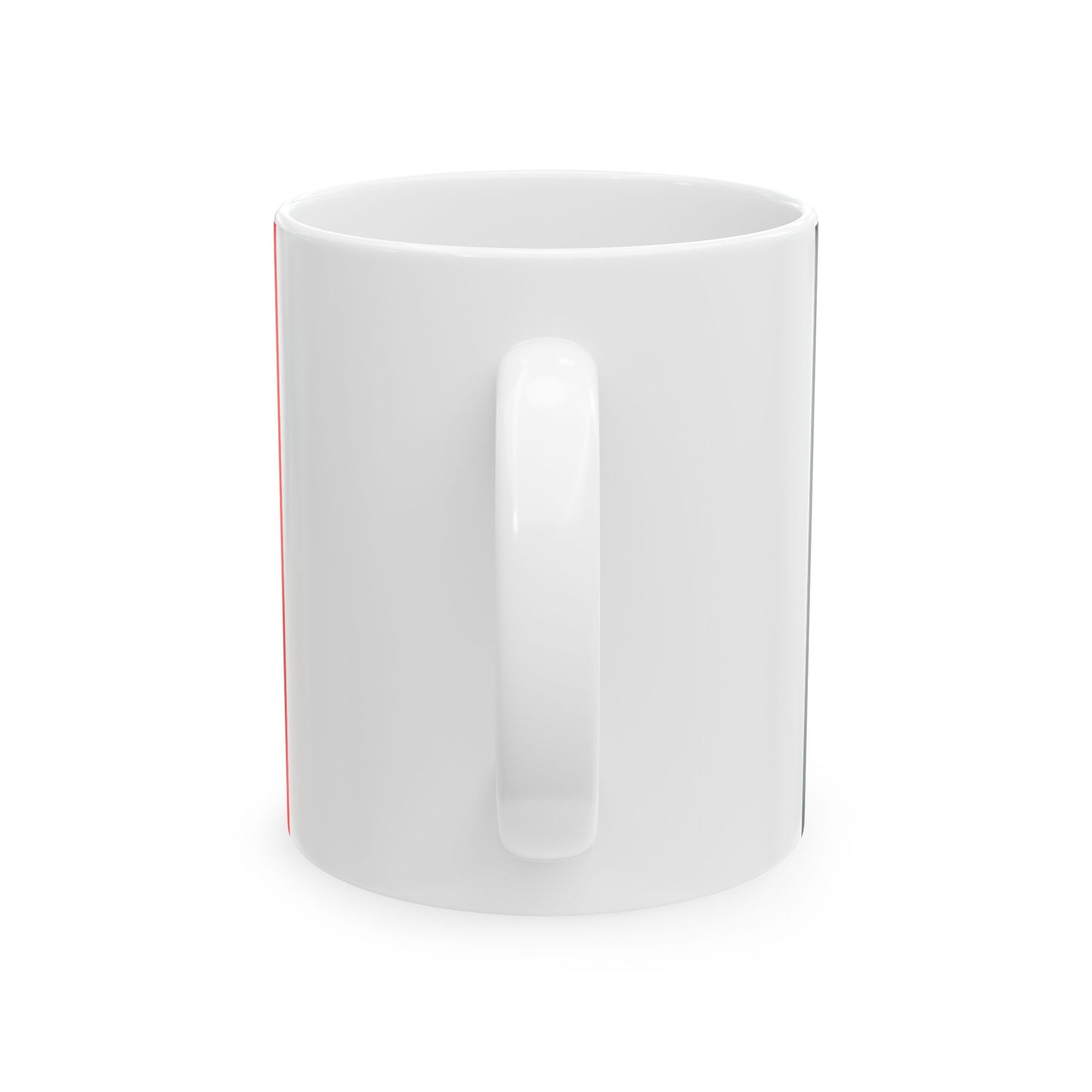 Praha-Slivenec flag (Czech Republic) White Coffee Mug-Go Mug Yourself