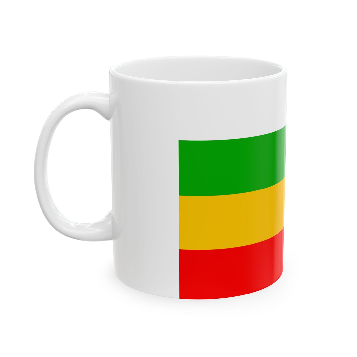 Praha-Zlicin flag (Czech Republic) White Coffee Mug-Go Mug Yourself