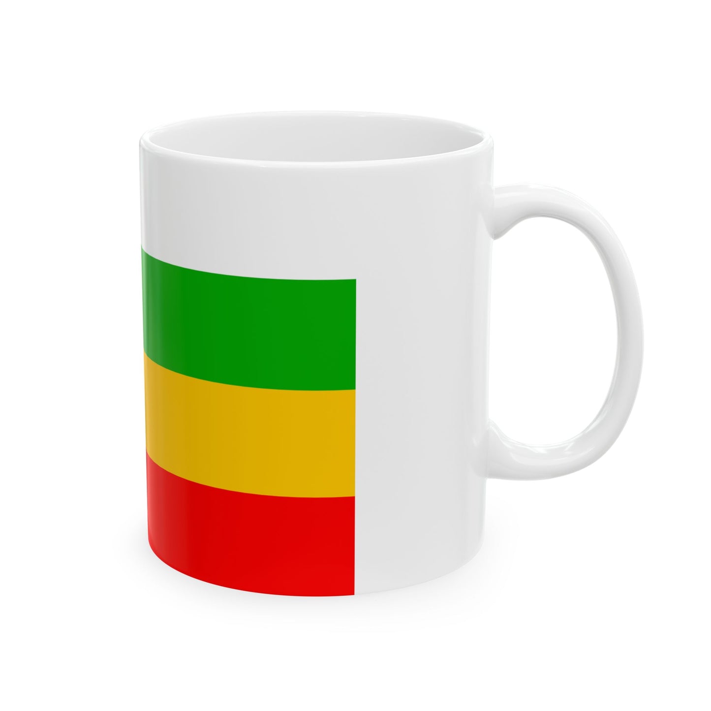 Praha-Zlicin flag (Czech Republic) White Coffee Mug-Go Mug Yourself