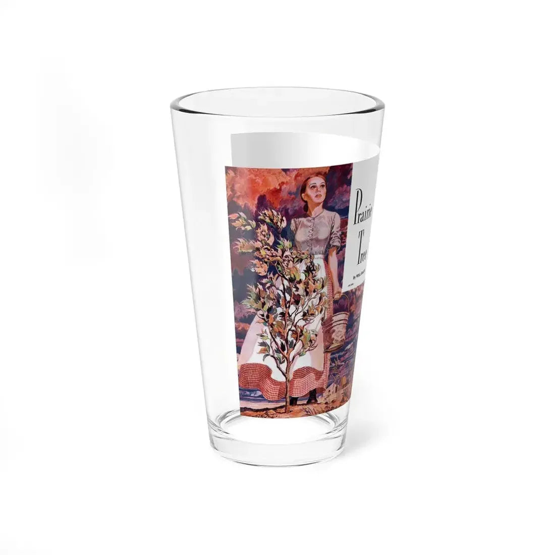 Prairie Tree, Liberty magazine, July 19, 1947 (Magazine Illustration) Pint Glass 16oz - Go Mug Yourself