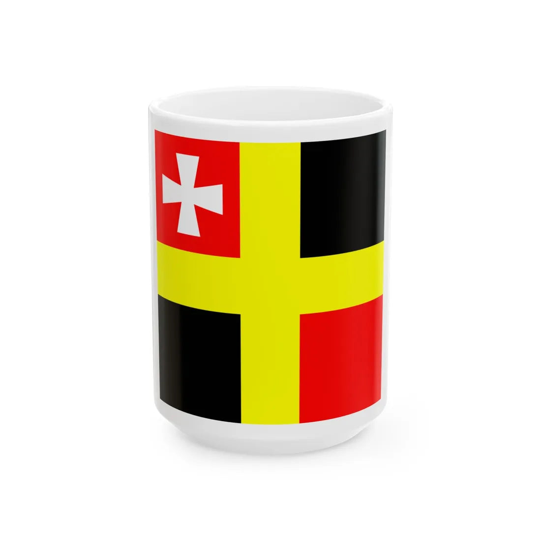 Prapor Tajkuriv (Ukraine) White Coffee Mug 15oz - Go Mug Yourself
