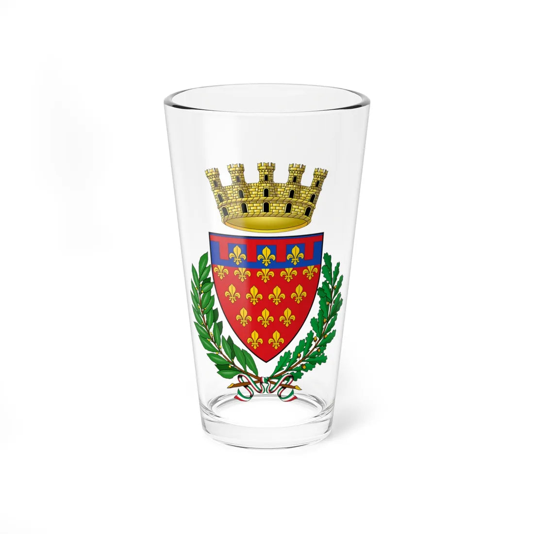 Prato-Stemma (Italy) (Coat of Arms) Pint Glass 16oz 16oz - Go Mug Yourself