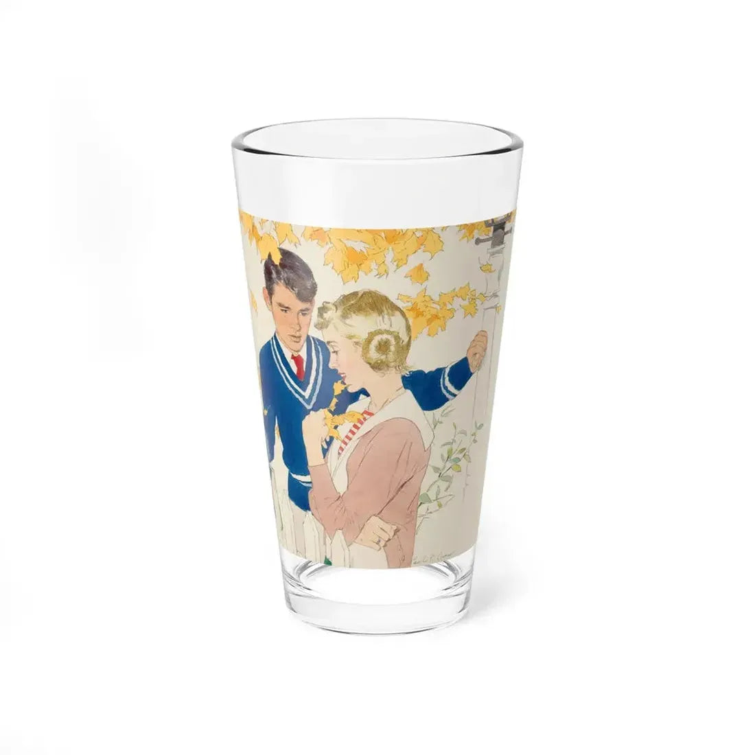 Preliminary story illustrations 1 (Magazine Illustration) Pint Glass 16oz 16oz - Go Mug Yourself
