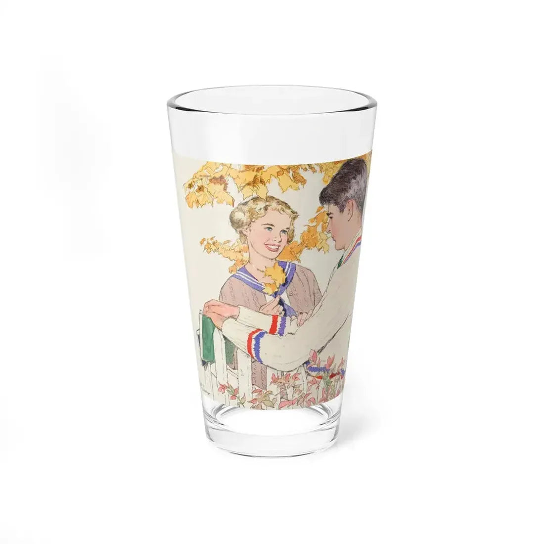 Preliminary story illustrations 2 (Magazine Illustration) Pint Glass 16oz 16oz - Go Mug Yourself