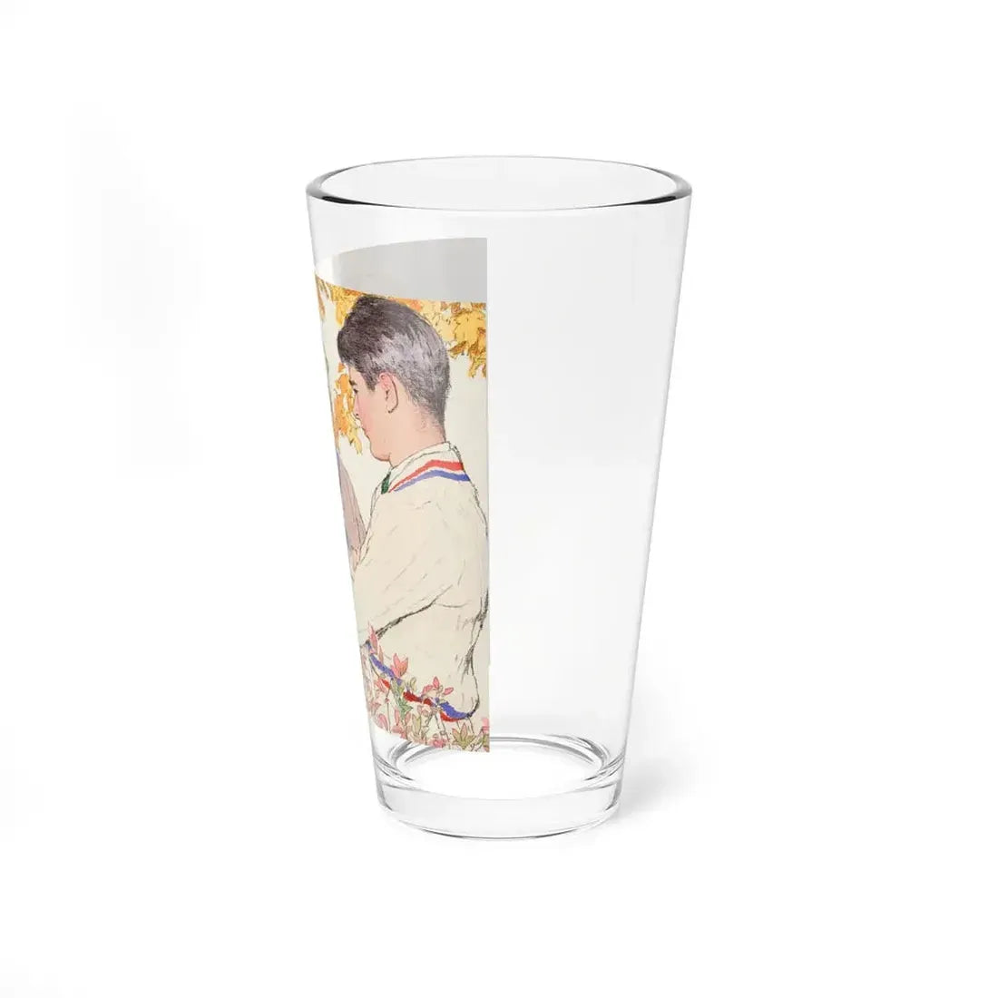 Preliminary story illustrations 2 (Magazine Illustration) Pint Glass 16oz - Go Mug Yourself
