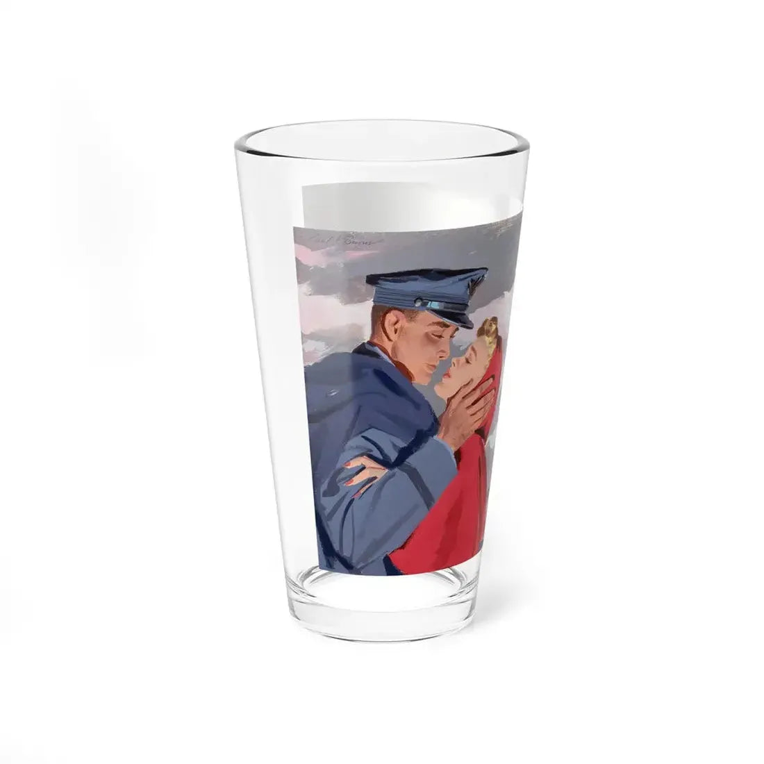 Preliminary story illustrations 4 (Magazine Illustration) Pint Glass 16oz - Go Mug Yourself