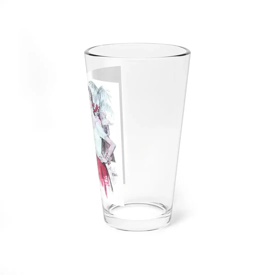 Premier Cashmeres advertisement, 1953 (Magazine Illustration) Pint Glass 16oz - Go Mug Yourself