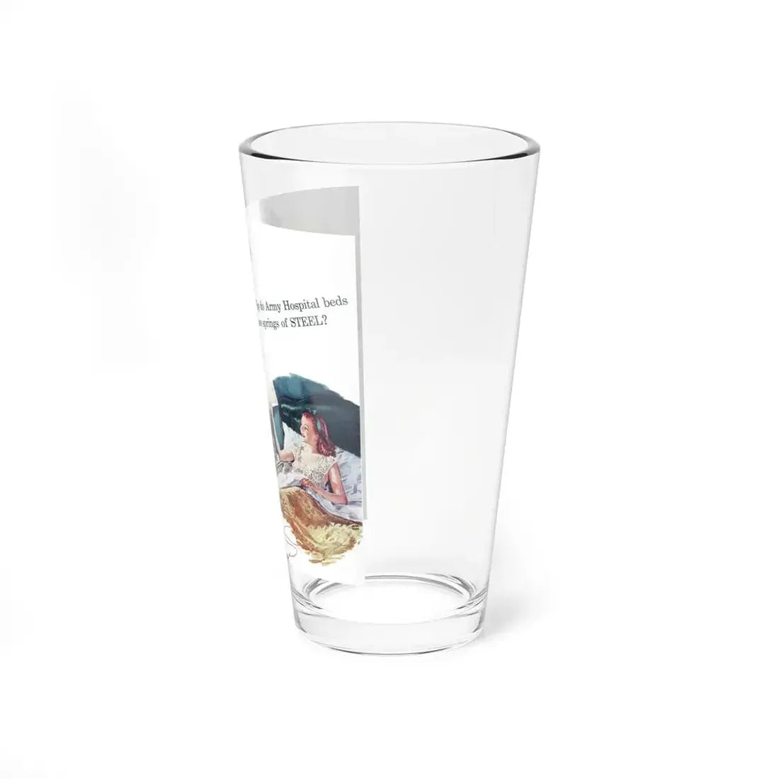 Premier Spring Wire ad, The Saturday Evening Post, May 6, 1944 (Magazine Illustration) Pint Glass 16oz - Go Mug Yourself