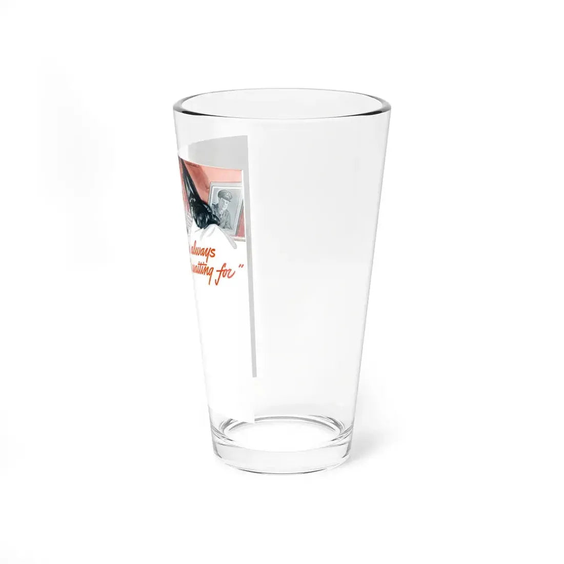 Premier vacuum cleaner ad, Ladies' Home Journal, 1945 (Magazine Illustration) Pint Glass 16oz - Go Mug Yourself