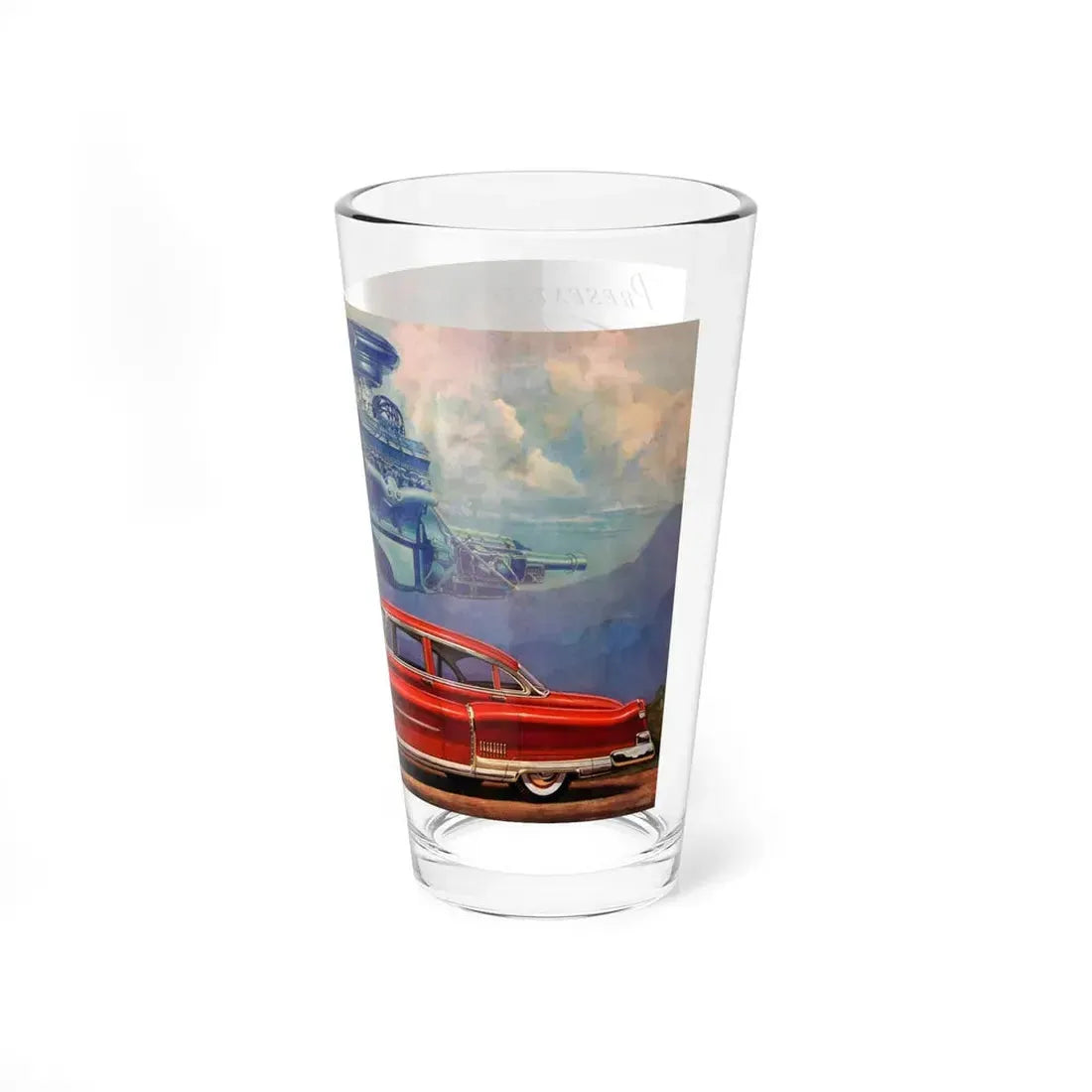 Presenting the1953 Cadillac, 1953 (Magazine Illustration) Pint Glass 16oz - Go Mug Yourself