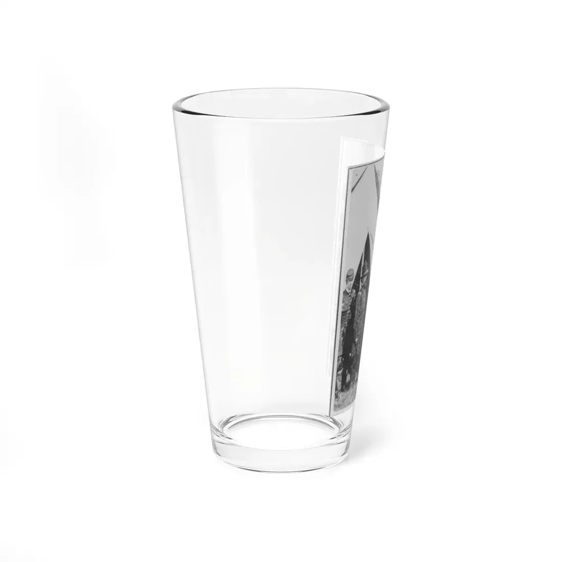 President Abraham Lincoln Posed With Union Officers And Soldiers During His Visit To Antietam, Maryland, October 3, 1862 (U.S. Civil War) Pint Glass 16oz - Go Mug Yourself