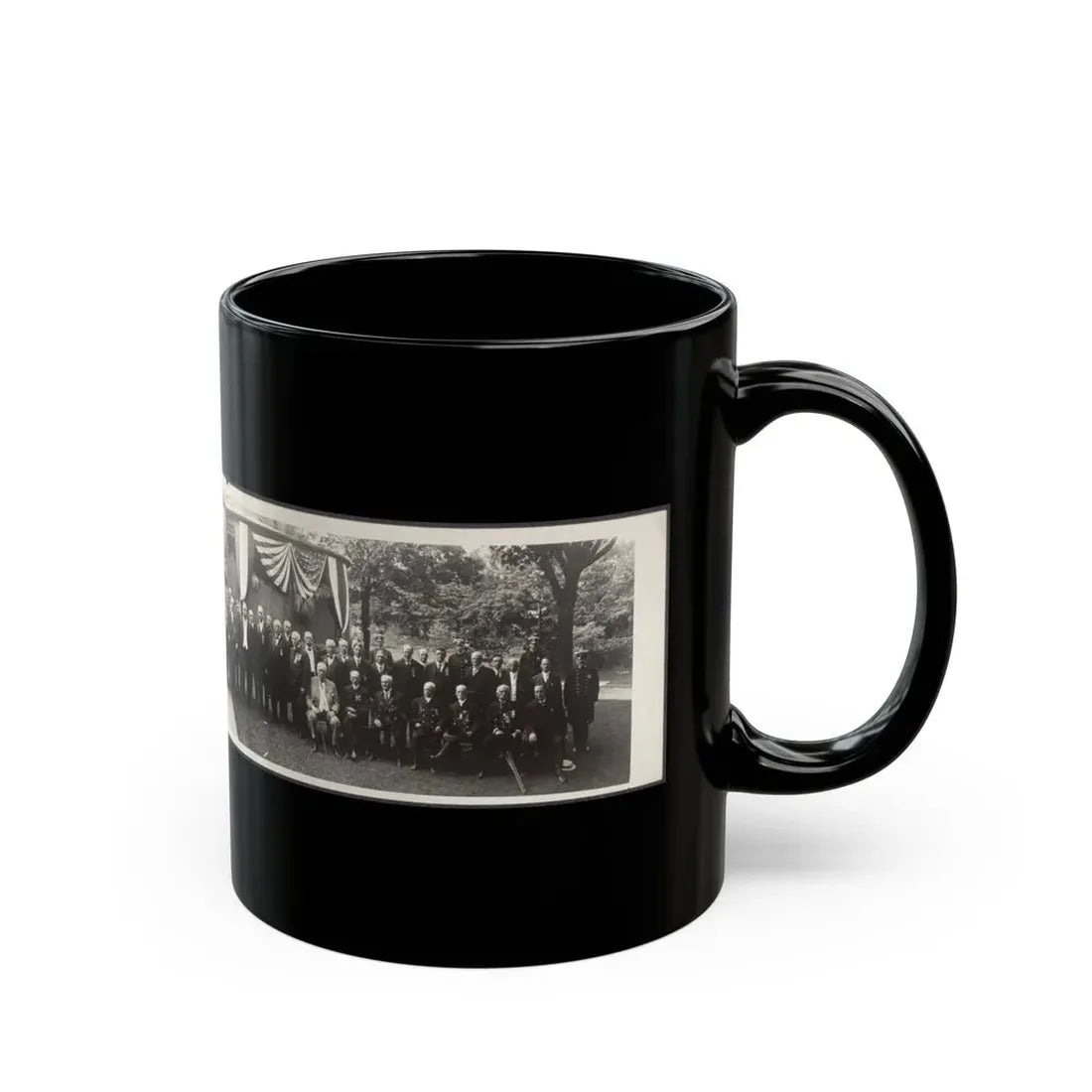 President Taft At G.A.R. Convention, Rochester, New York (U.S. Civil War) Black Coffee Mug - Go Mug Yourself