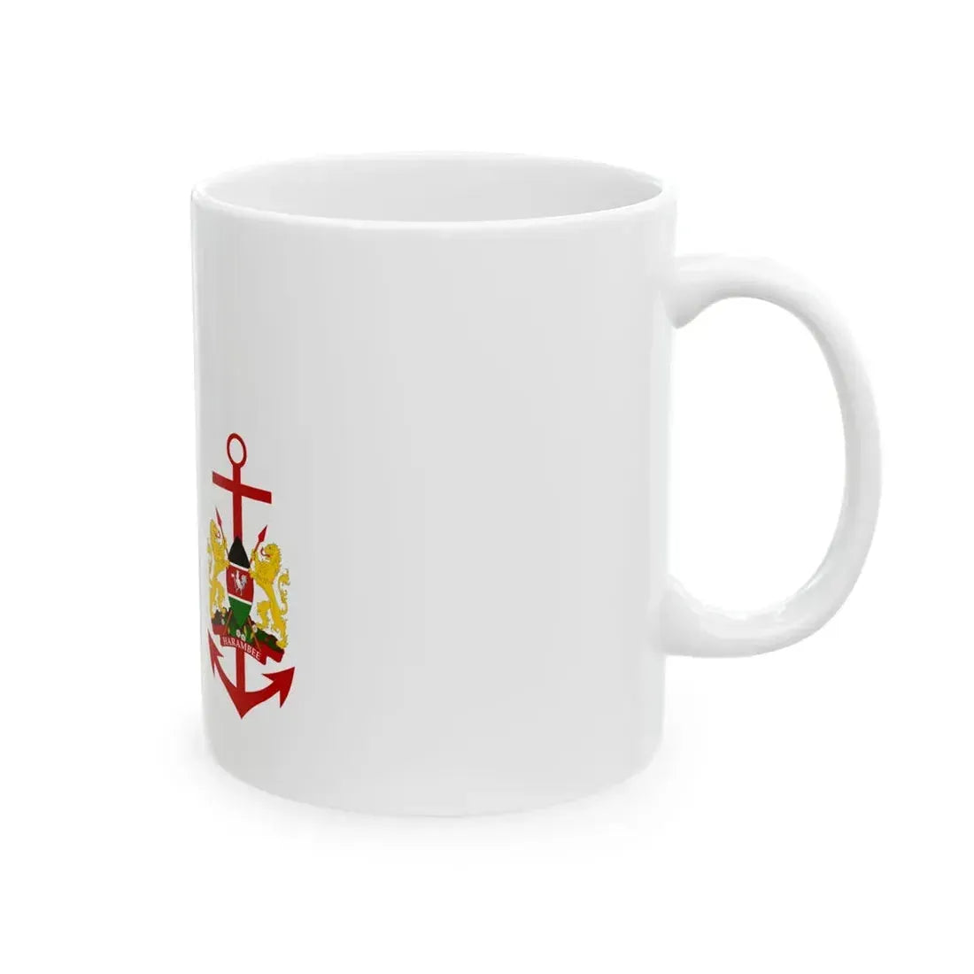 Presidential Colour of the Kenyan Navy (Kenya) White Coffee Mug - Go Mug Yourself