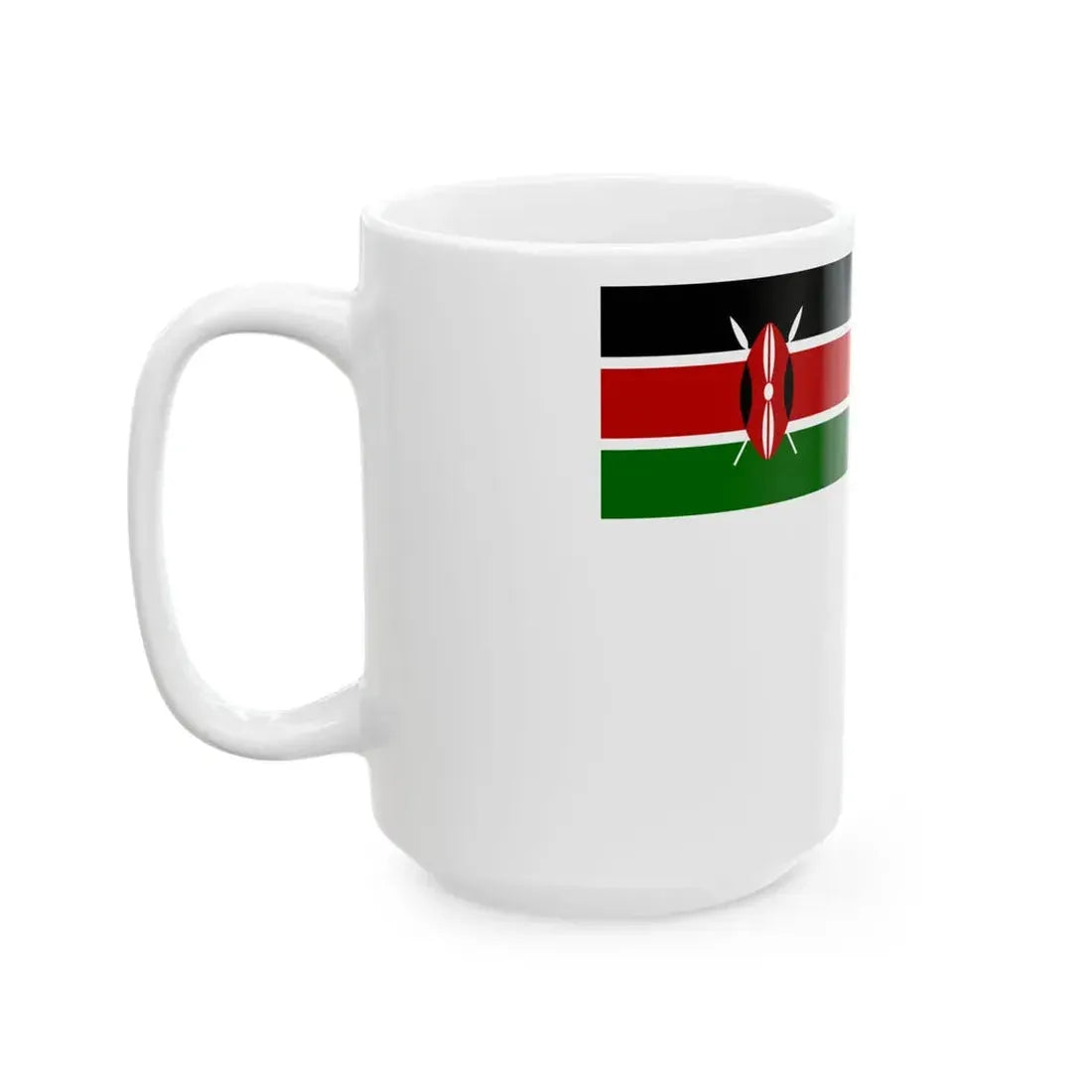 Presidential Colour of the Kenyan Navy (Kenya) White Coffee Mug - Go Mug Yourself