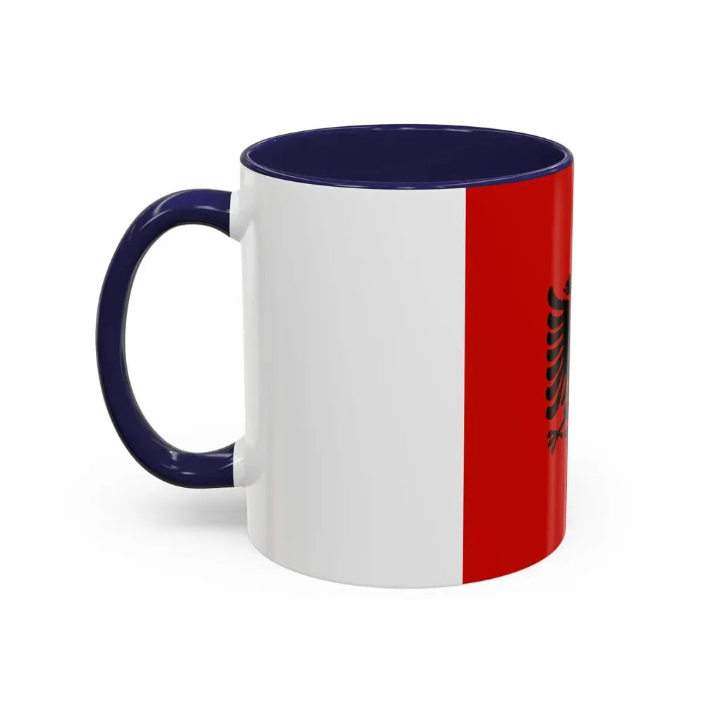 Presidential flag of Albania 1946 to 1992 - Accent Coffee Mug - Go Mug Yourself