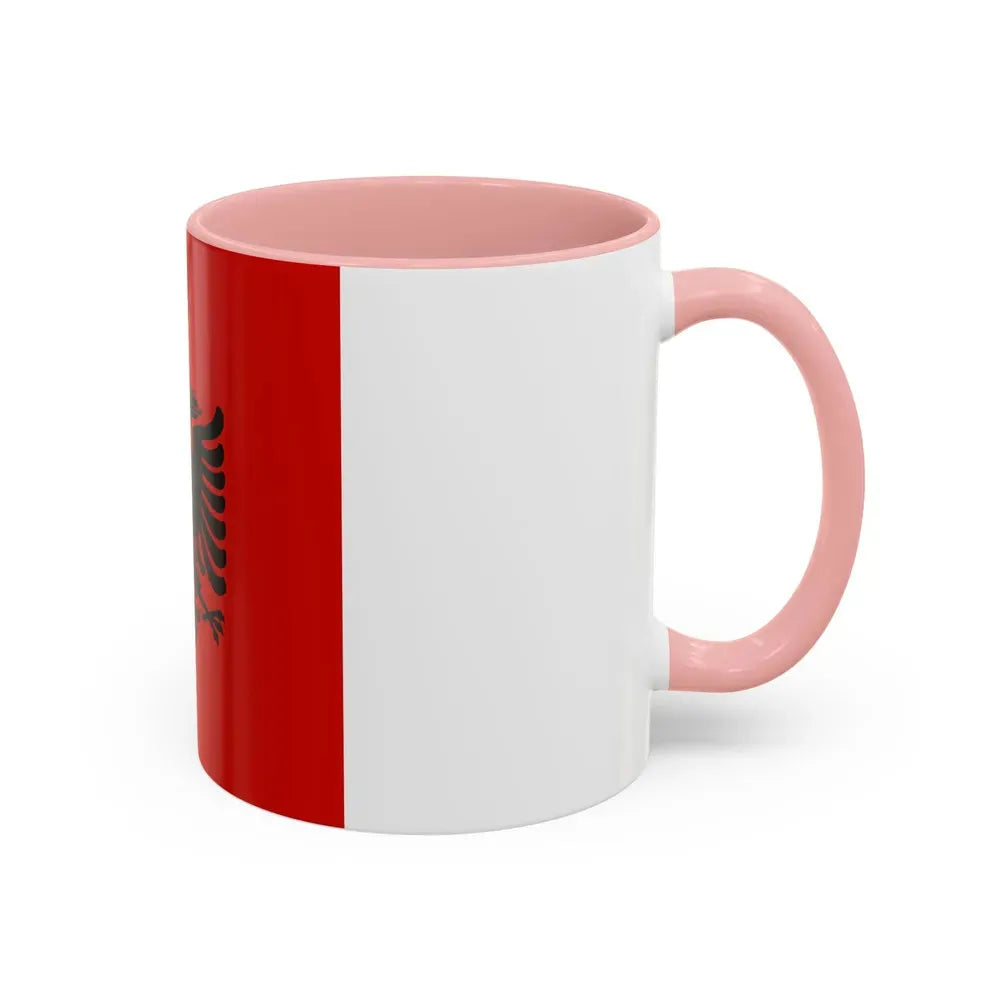 Presidential flag of Albania 1946 to 1992 - Accent Coffee Mug - Go Mug Yourself